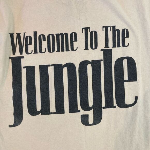 Guns N' Roses Tour 1988 Graphic Tee Welcome to the Jungle oversized - Picture 4 of 6